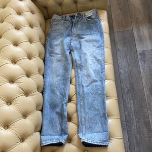 J Galt Vintage Wash High Rise Jeans